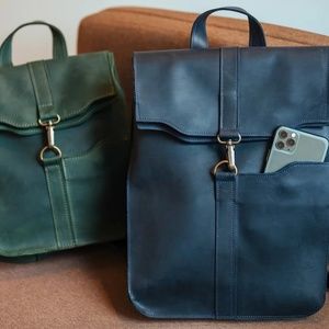 Handmade Leather Travel Backpack